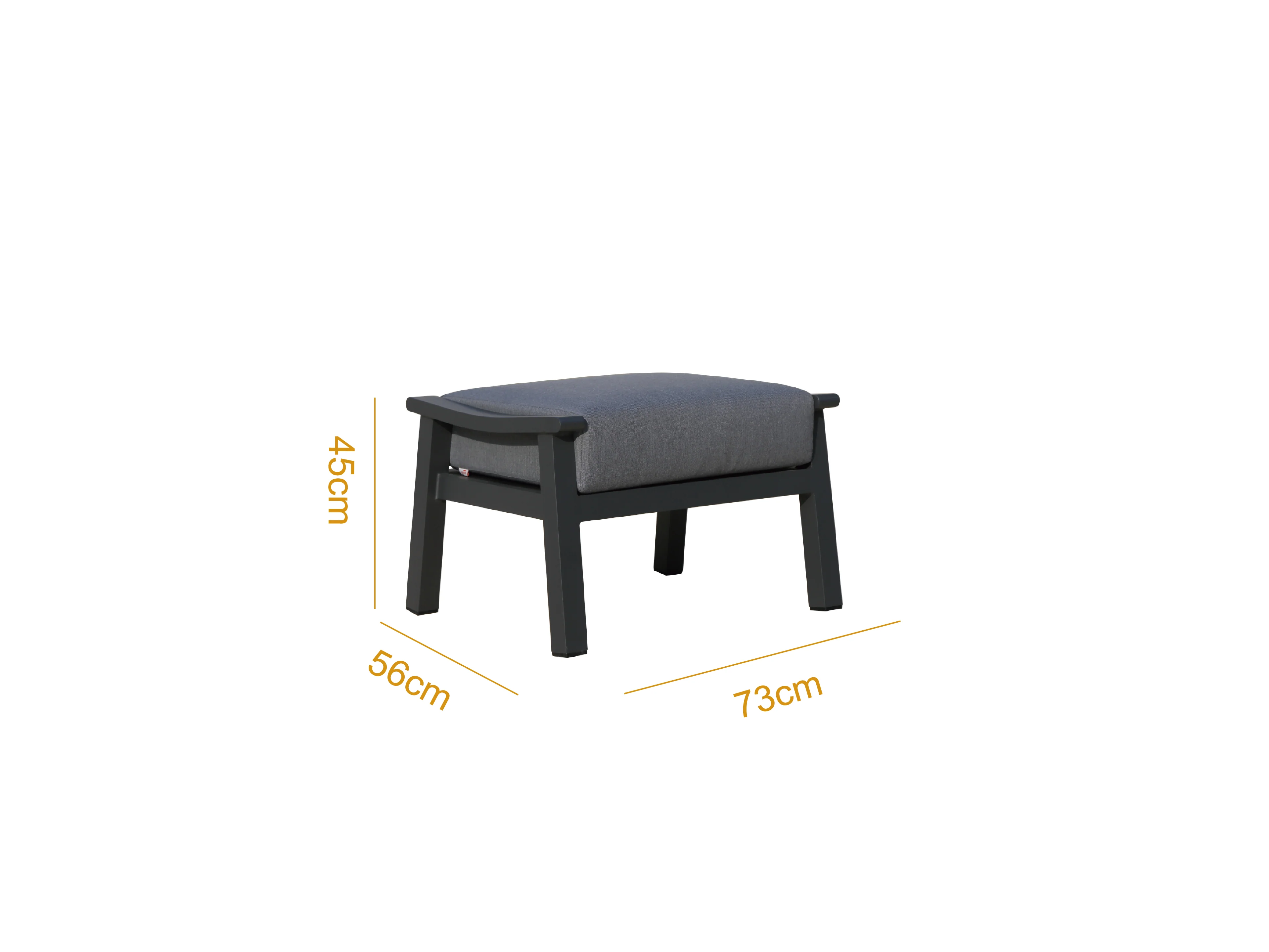 Pearl 6 Pc Outdoor Lounge Setting Charcoal - Image 11