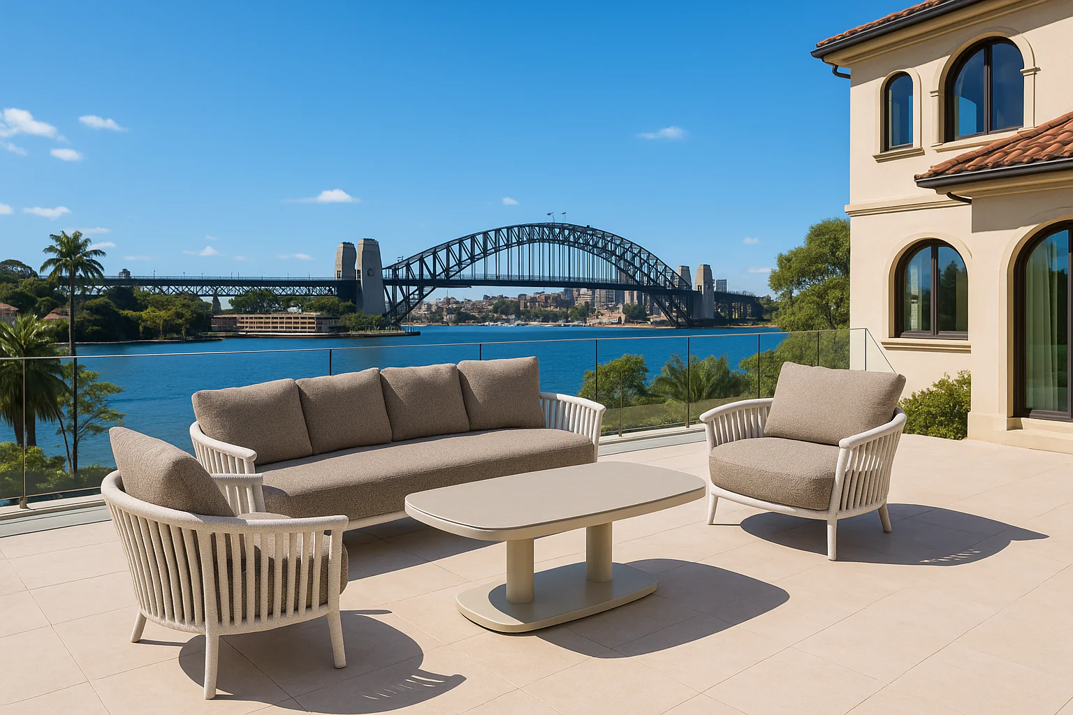 Albury 3 Pc Outdoor Lounge Setting - Image 9