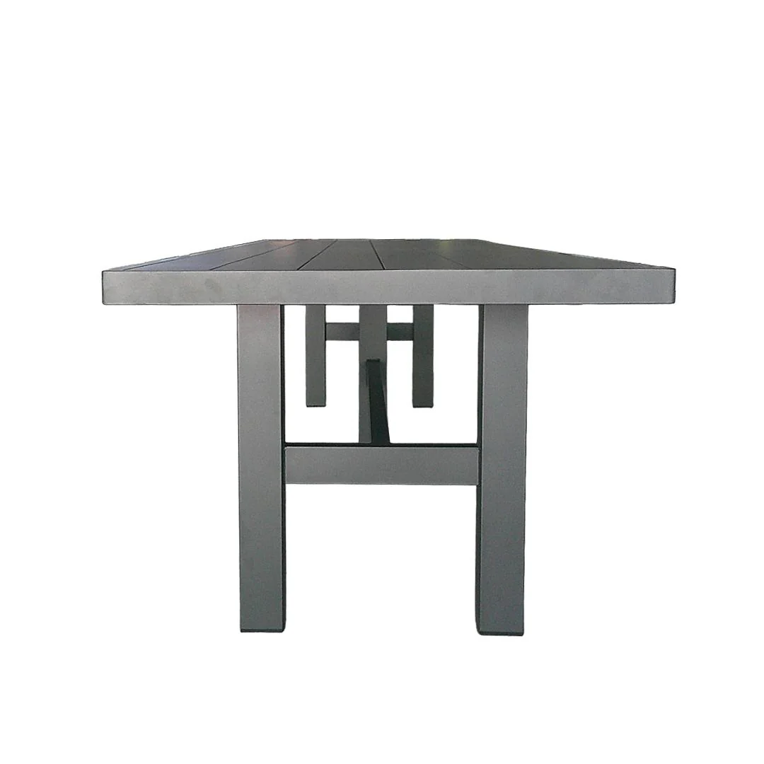 Auburn Dining Table 350cm | Charcoal Aluminium - Image 3
