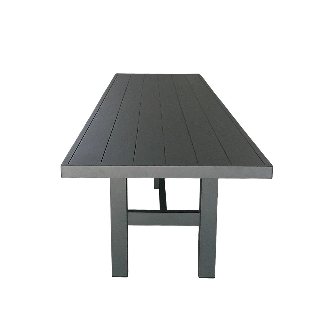 Auburn Dining Table 350cm | Charcoal Aluminium - Image 4