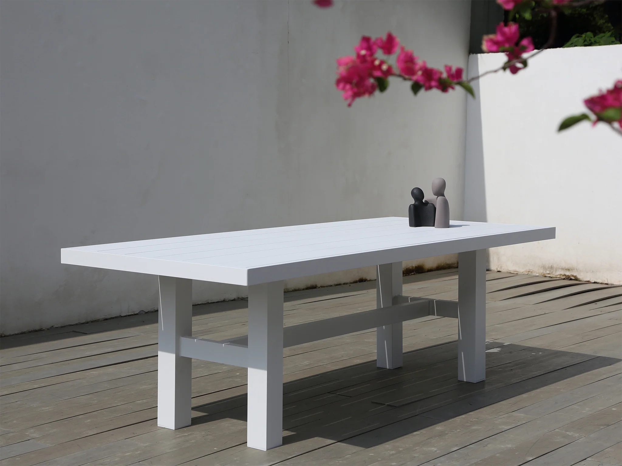 Auburn Dining Table 240cm | White Aluminium - Image 7
