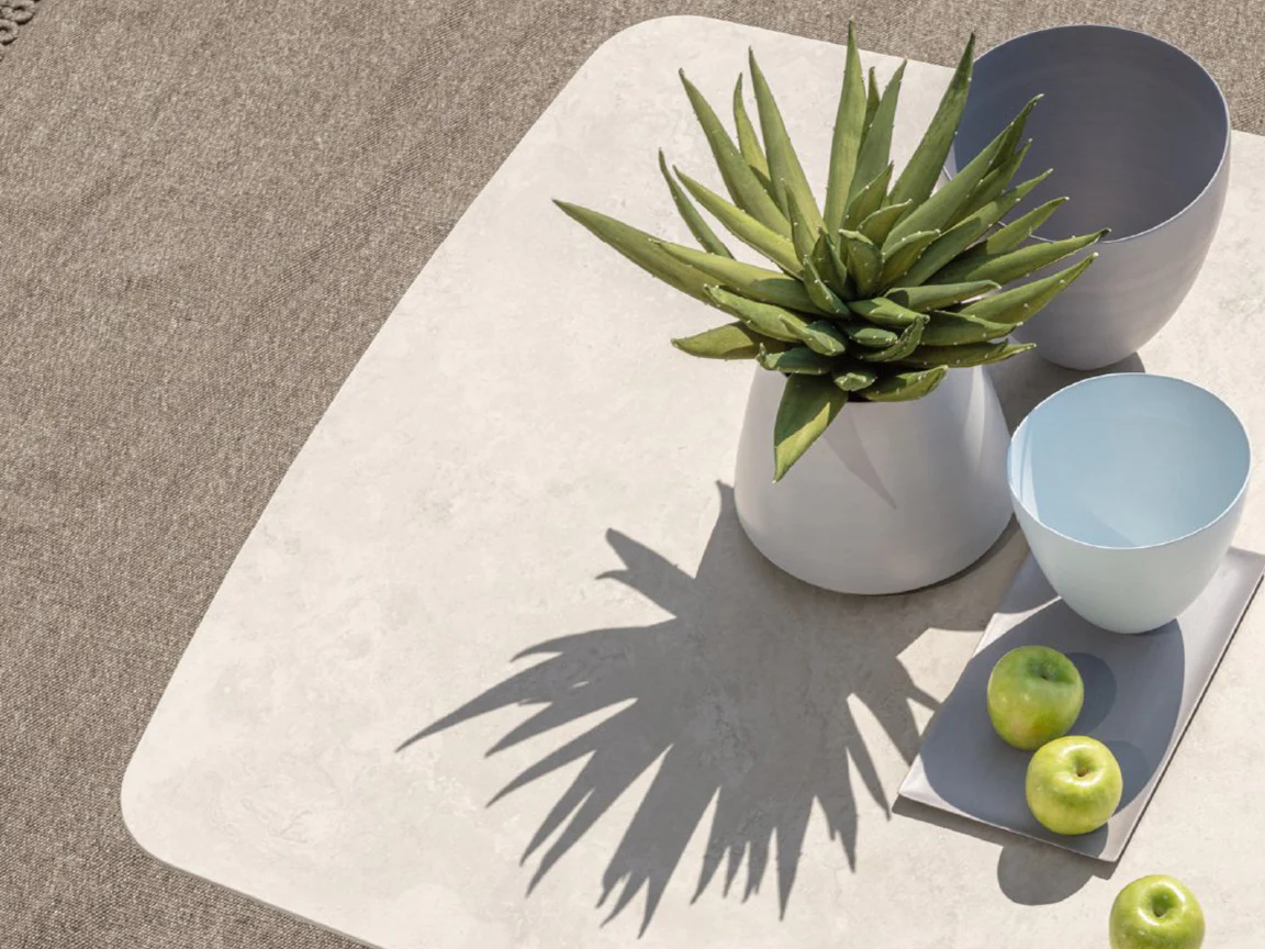 Coral Italian Ceramic Dining Table - Image 4