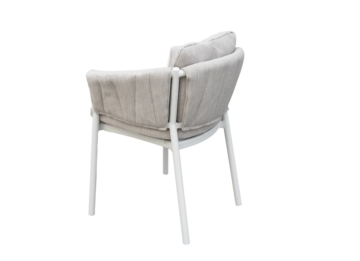Flagler (Grid) Carver Chair Dark Grey | Light Grey - Image 6
