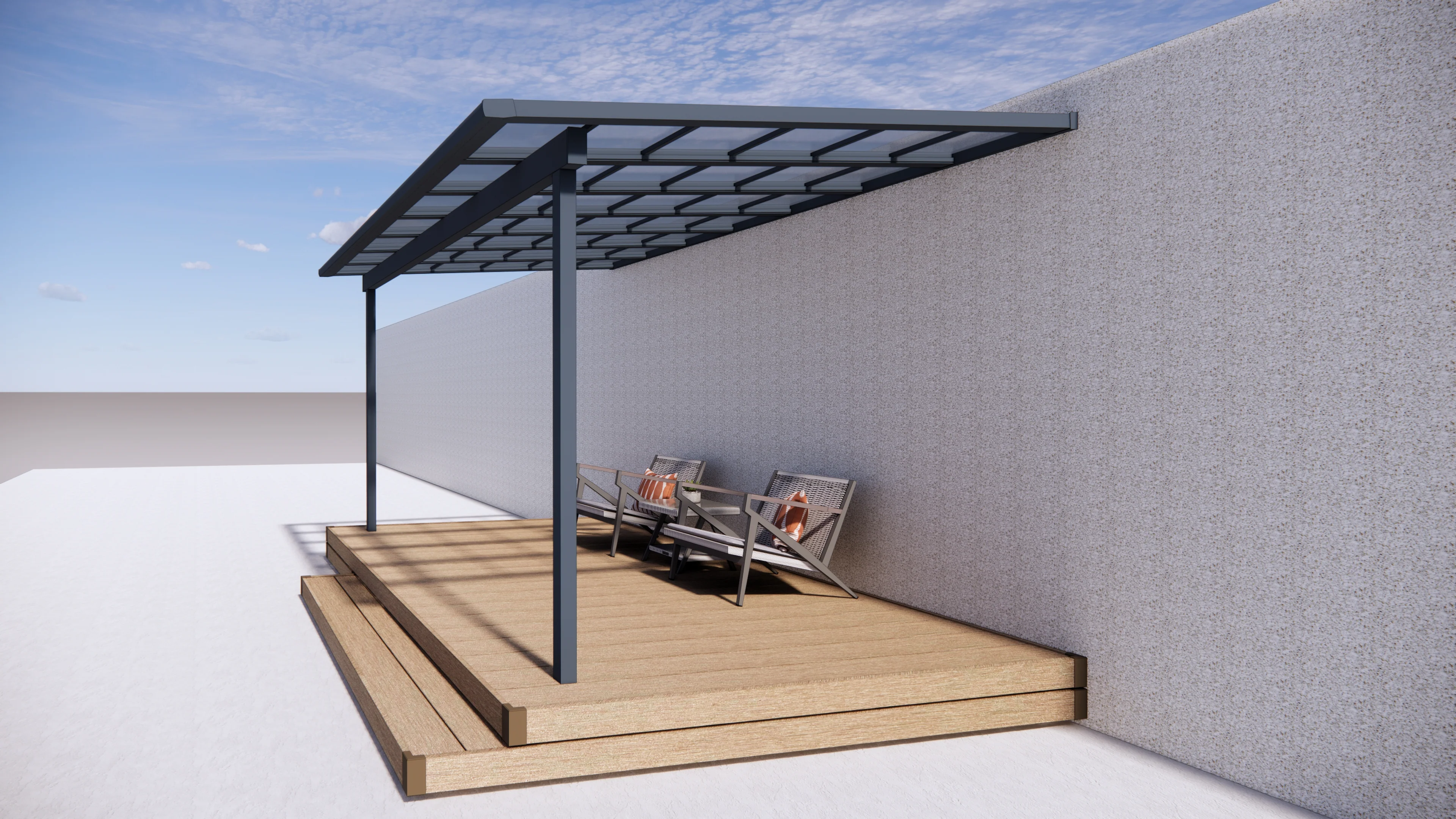 Terrace Roof Pergola 3x4.37m | Standard & Custom Made - Image 5