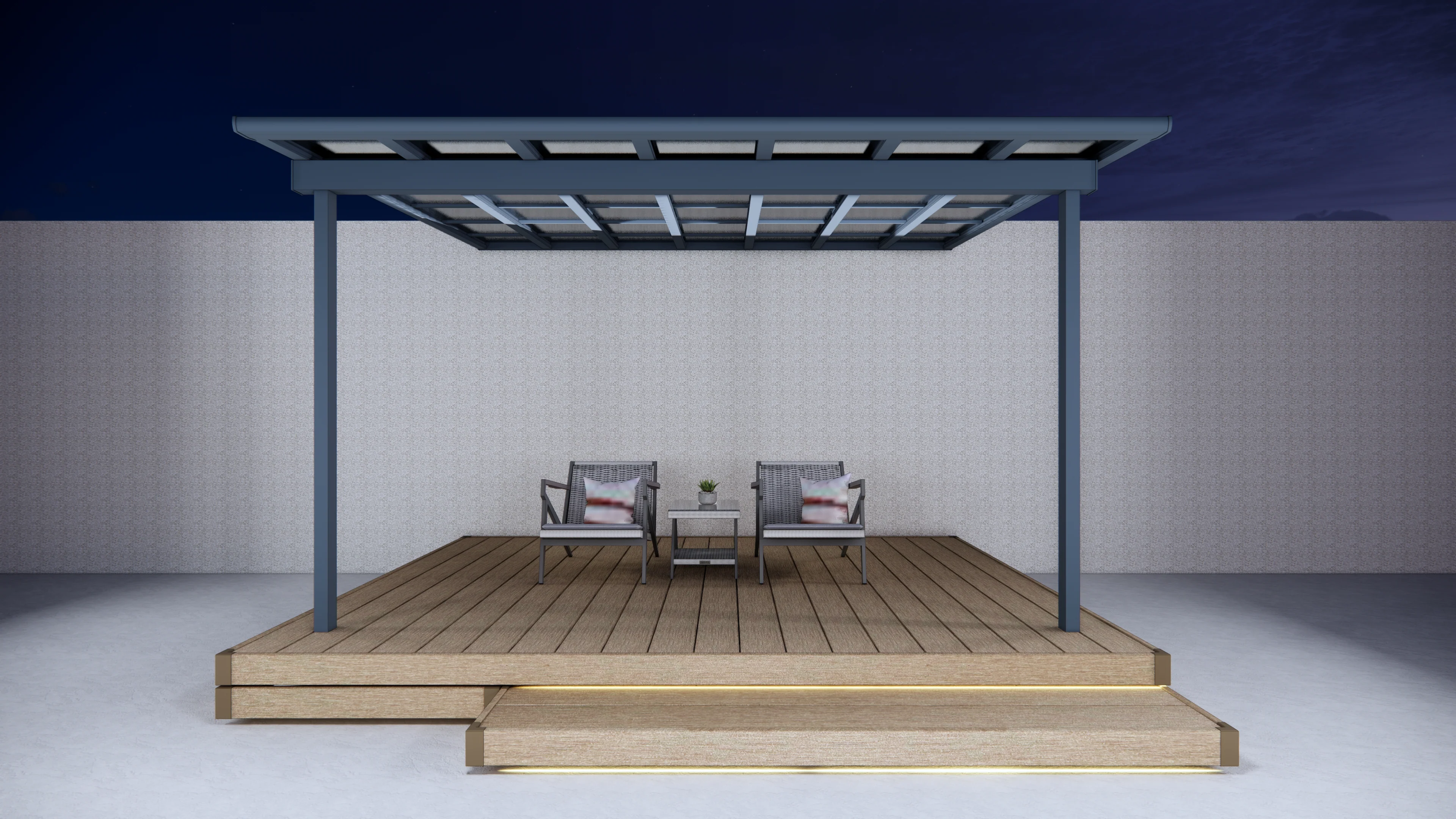Terrace Roof Pergola 3x4.37m | Standard & Custom Made - Image 7