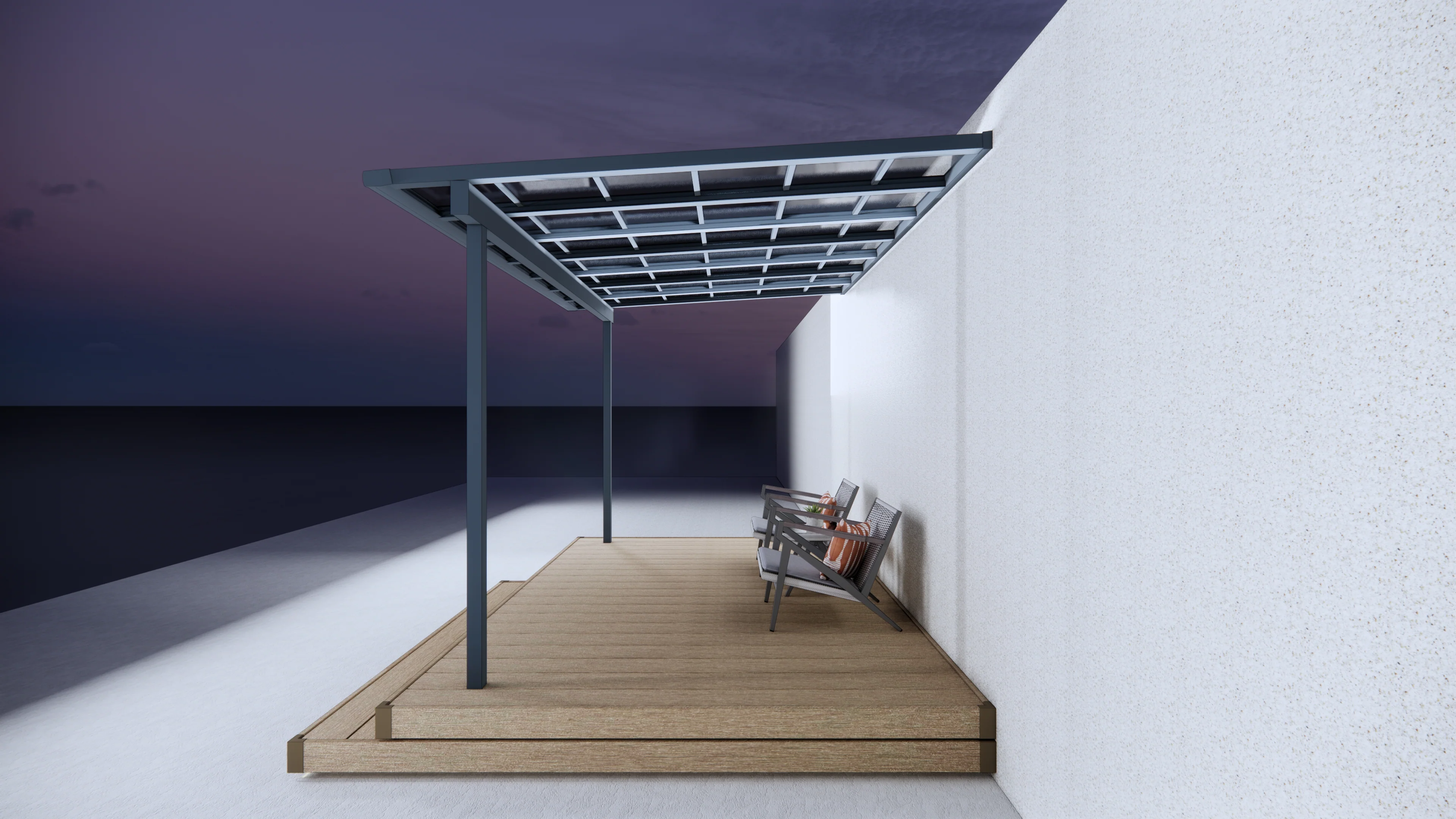 Terrace Roof Pergola 3x4.37m | Standard & Custom Made - Image 9