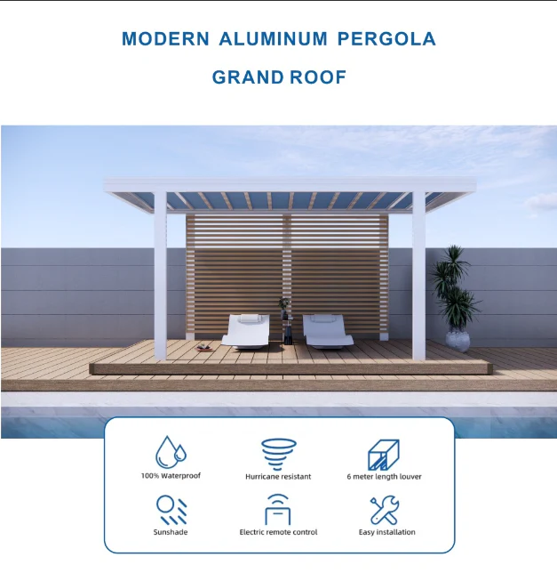 Grand Roof Pergola 3x5.5m | Standard & Custom Made - Image 11