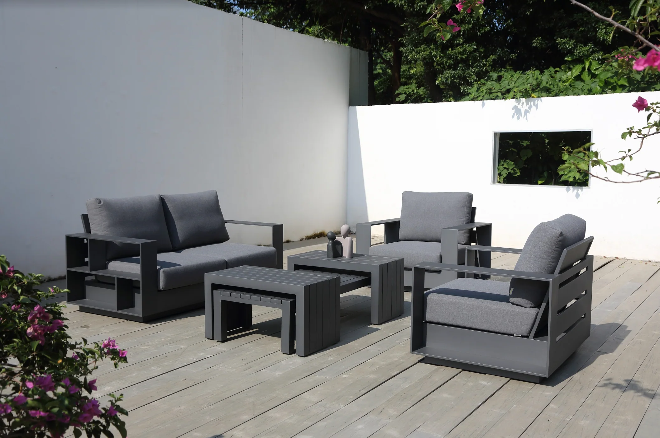 Helios 6 Pc Outdoor Lounge Setting - Image 13
