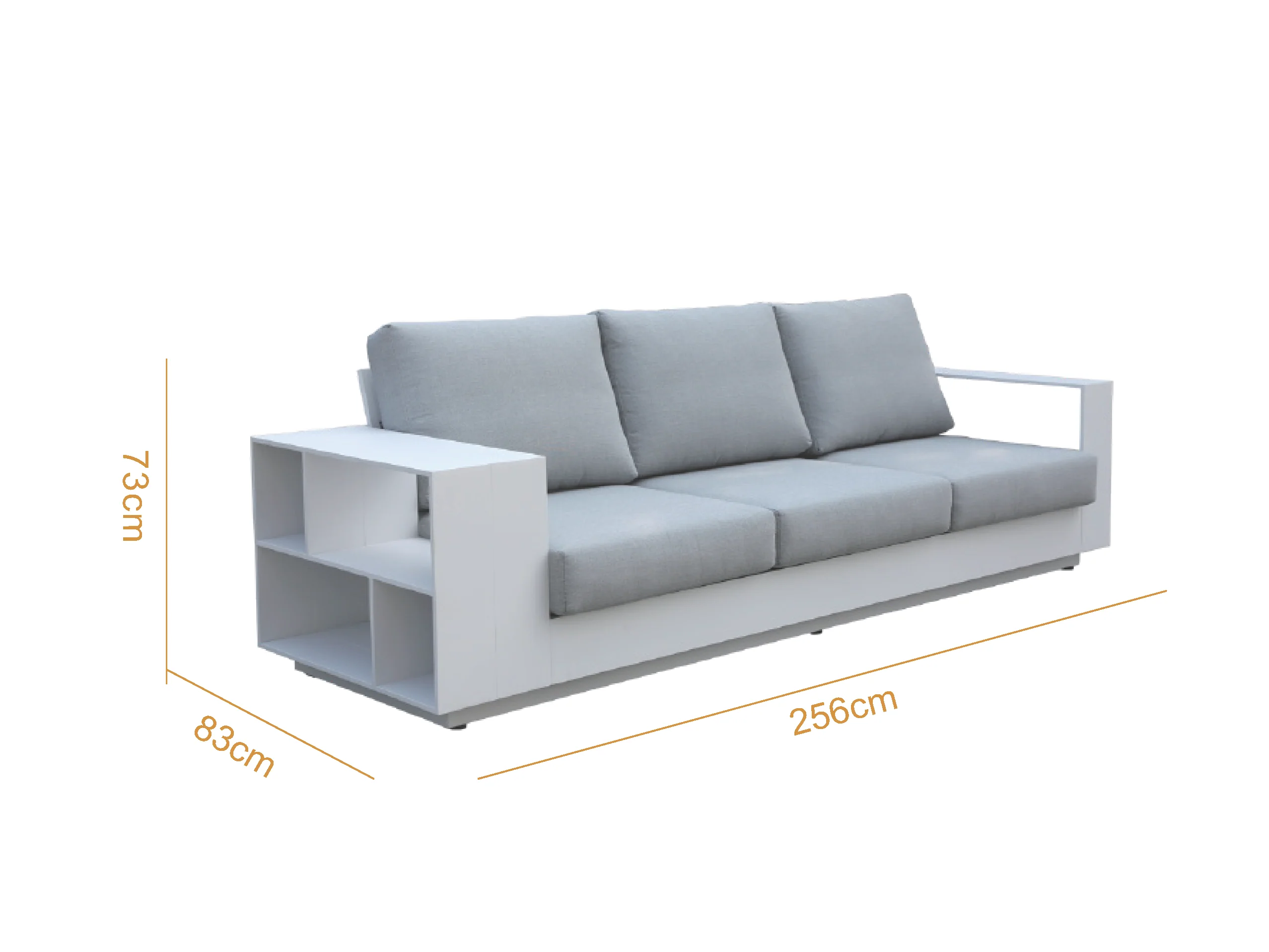 Helios 6 Pc Outdoor Lounge Setting - Image 3