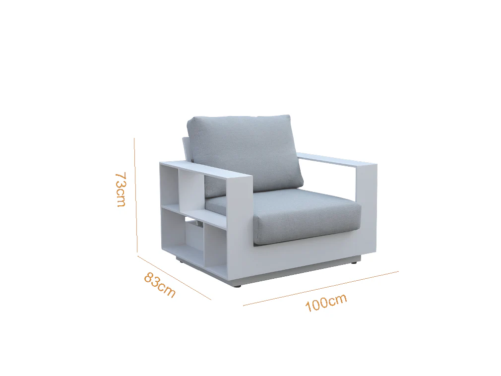 Helios 6 Pc Outdoor Lounge Setting - Image 4