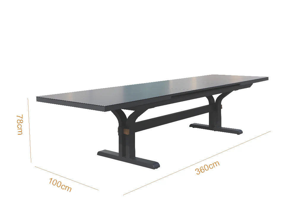 Metro Extension Outdoor Dining Table - Image 16
