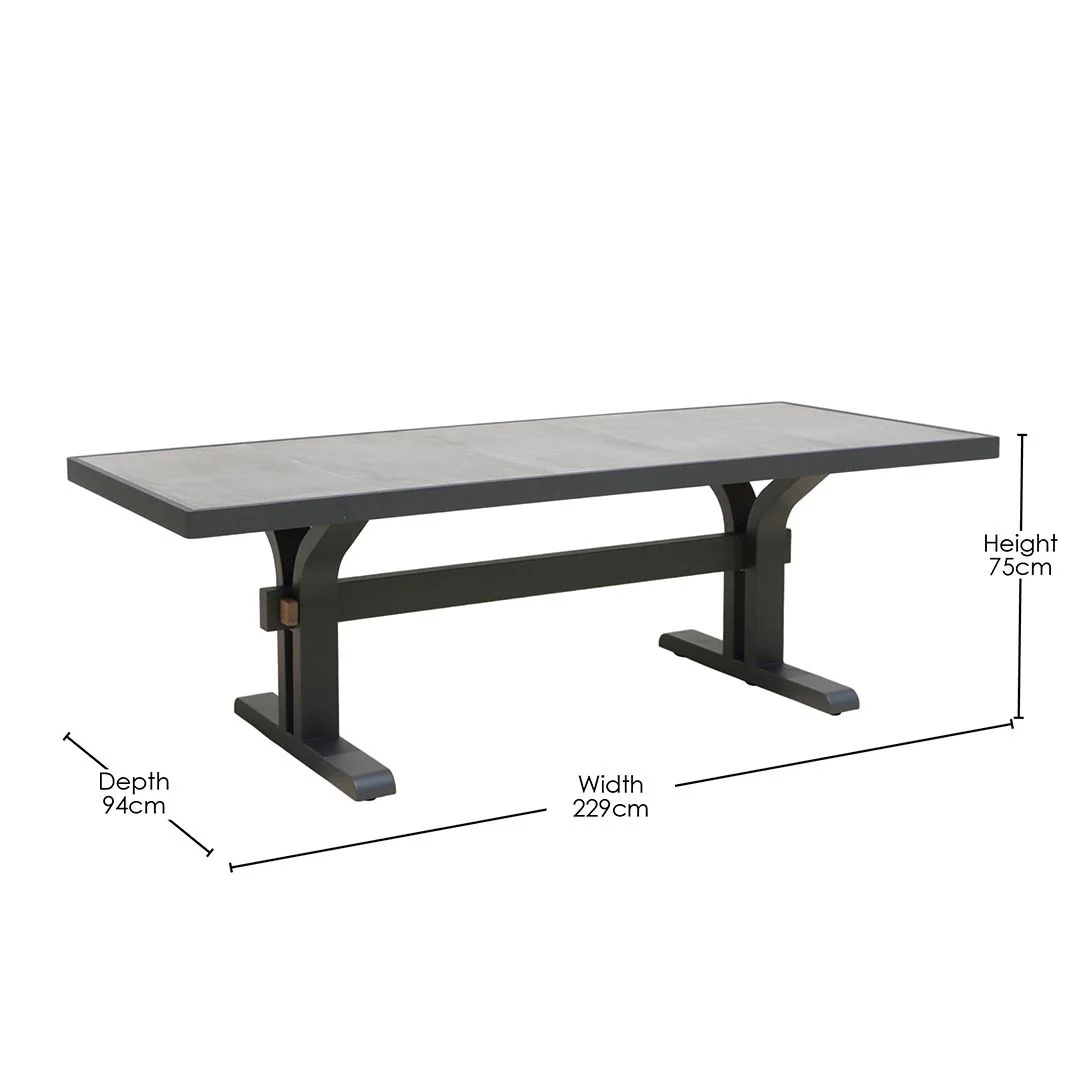Metro 229 Outdoor Dining Table - Image 12
