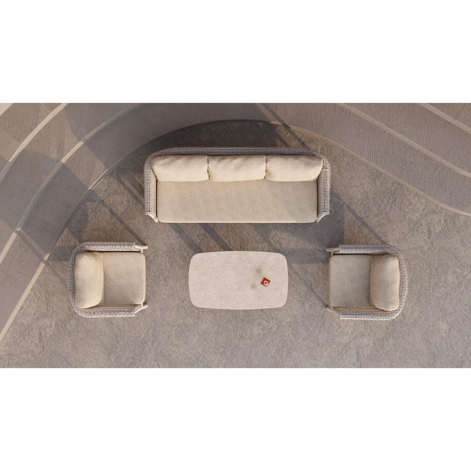 Pisa 3 Pc Outdoor Lounge Setting - Image 4