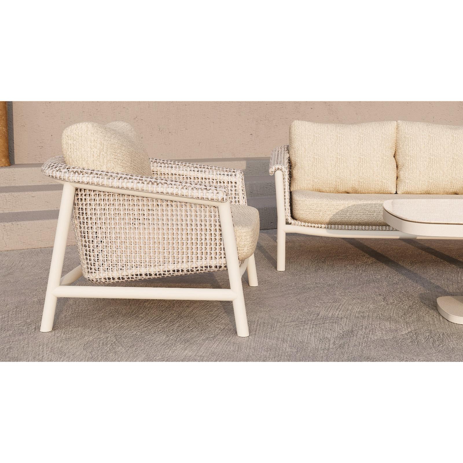 Pisa 3 Pc Outdoor Lounge Setting - Image 5