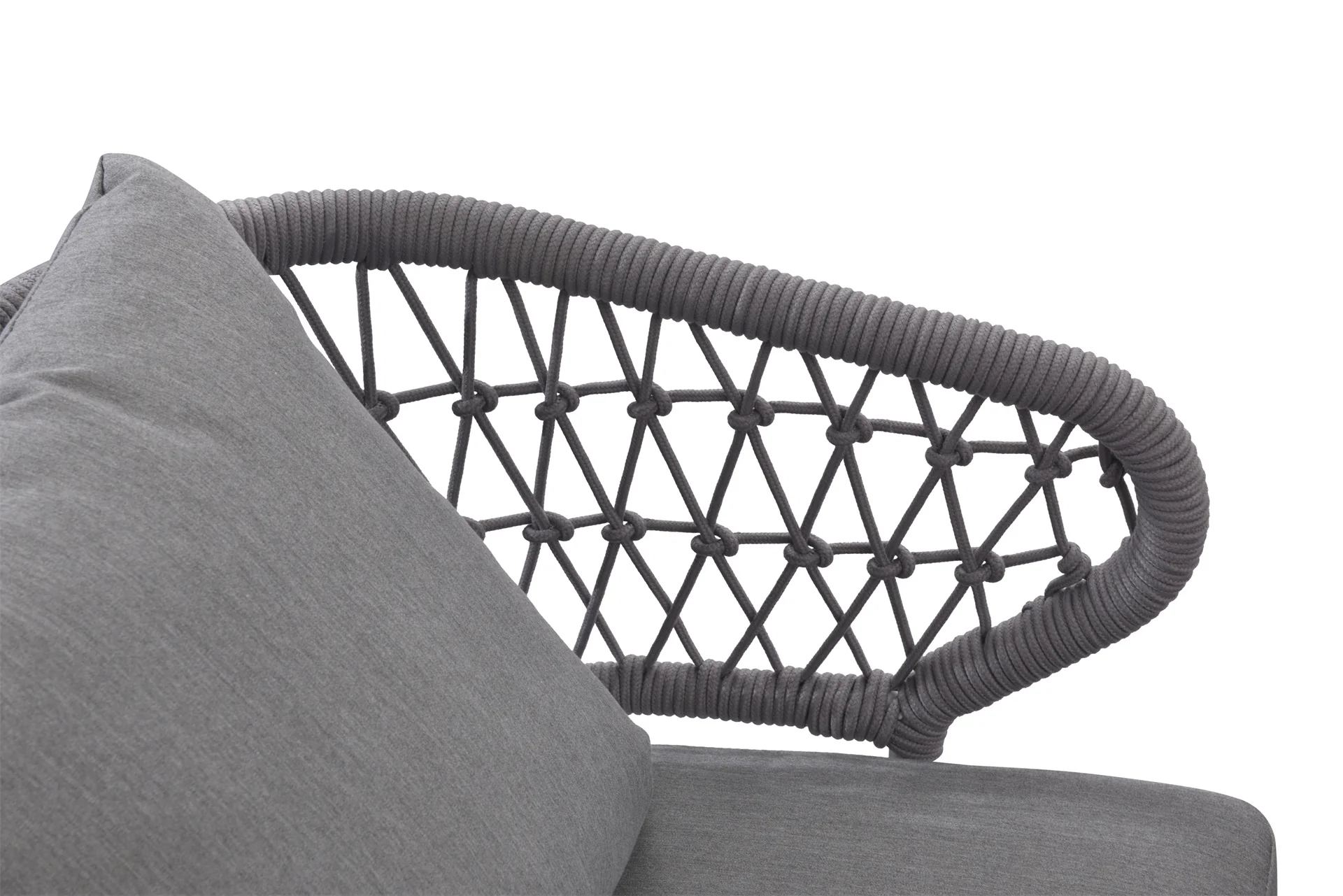 Spring 9 Pc Outdoor Dining Setting - Charcoal - Image 4