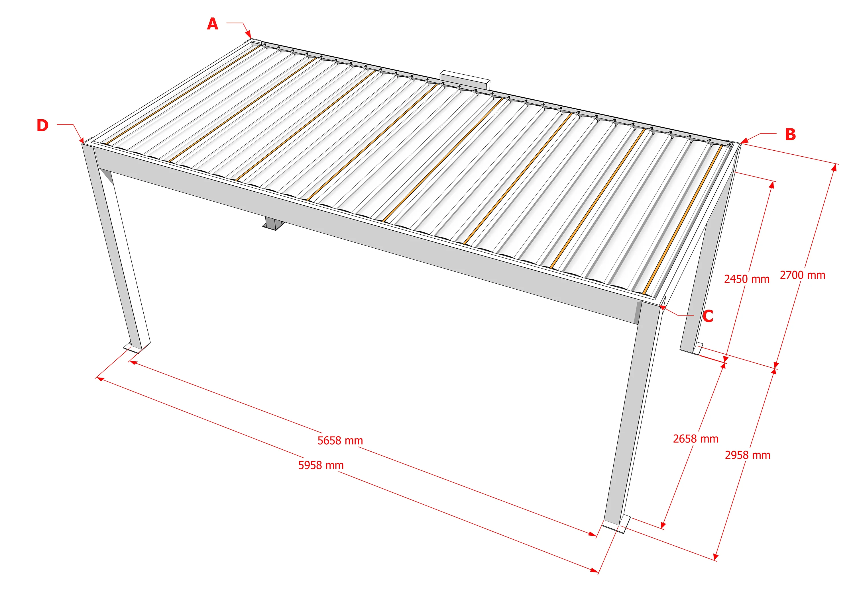 Sun Garden E Pavilion 3.0 x 6.0 - Image 11