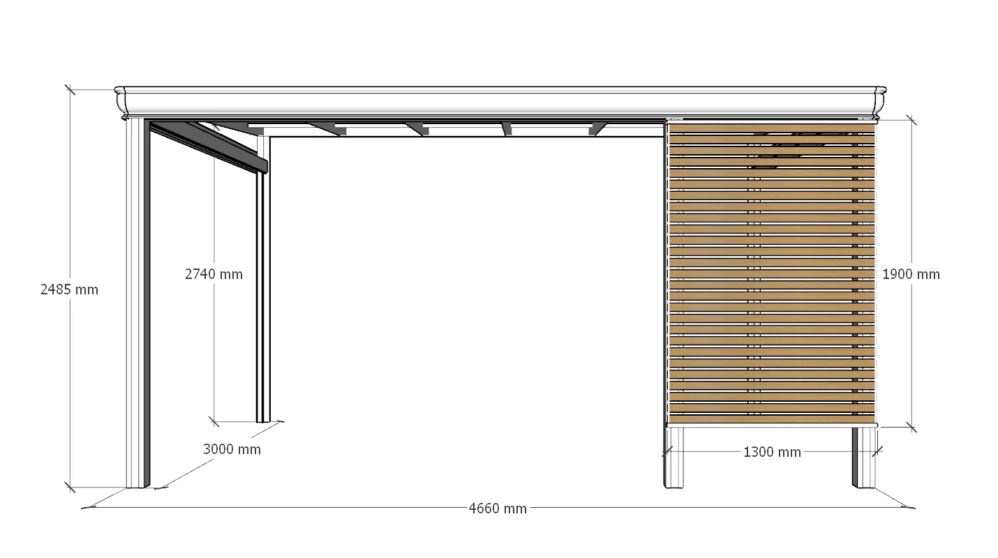 Sunshade Pergola 3x4.6m | Standard & Custom Made - Image 11